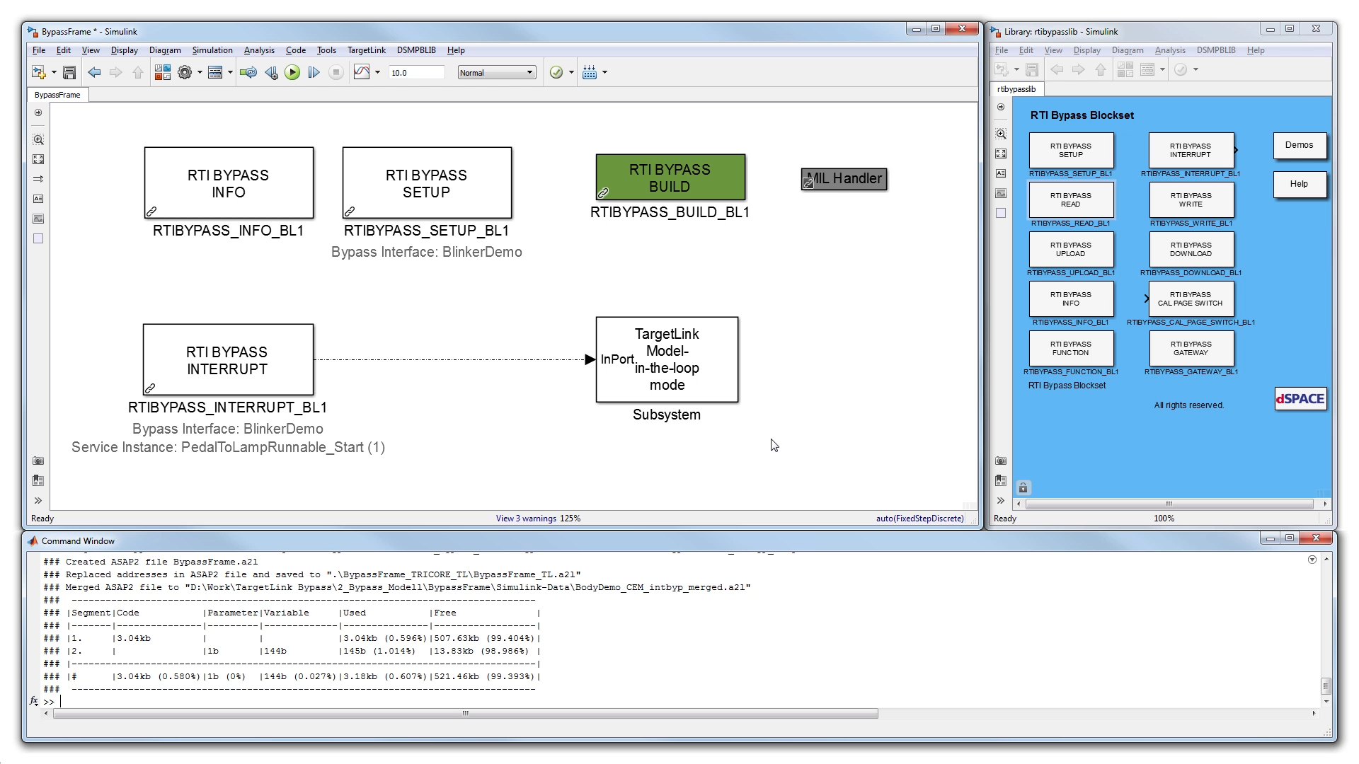 Targetlink Dspace